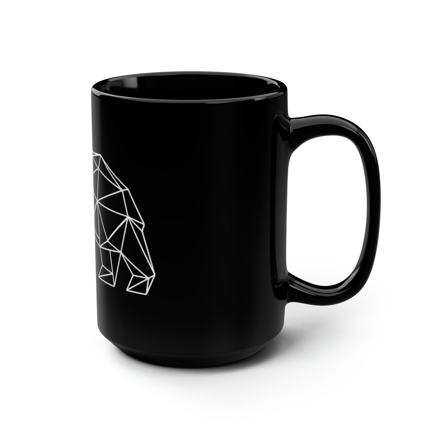 Bear Black Mug, 15oz