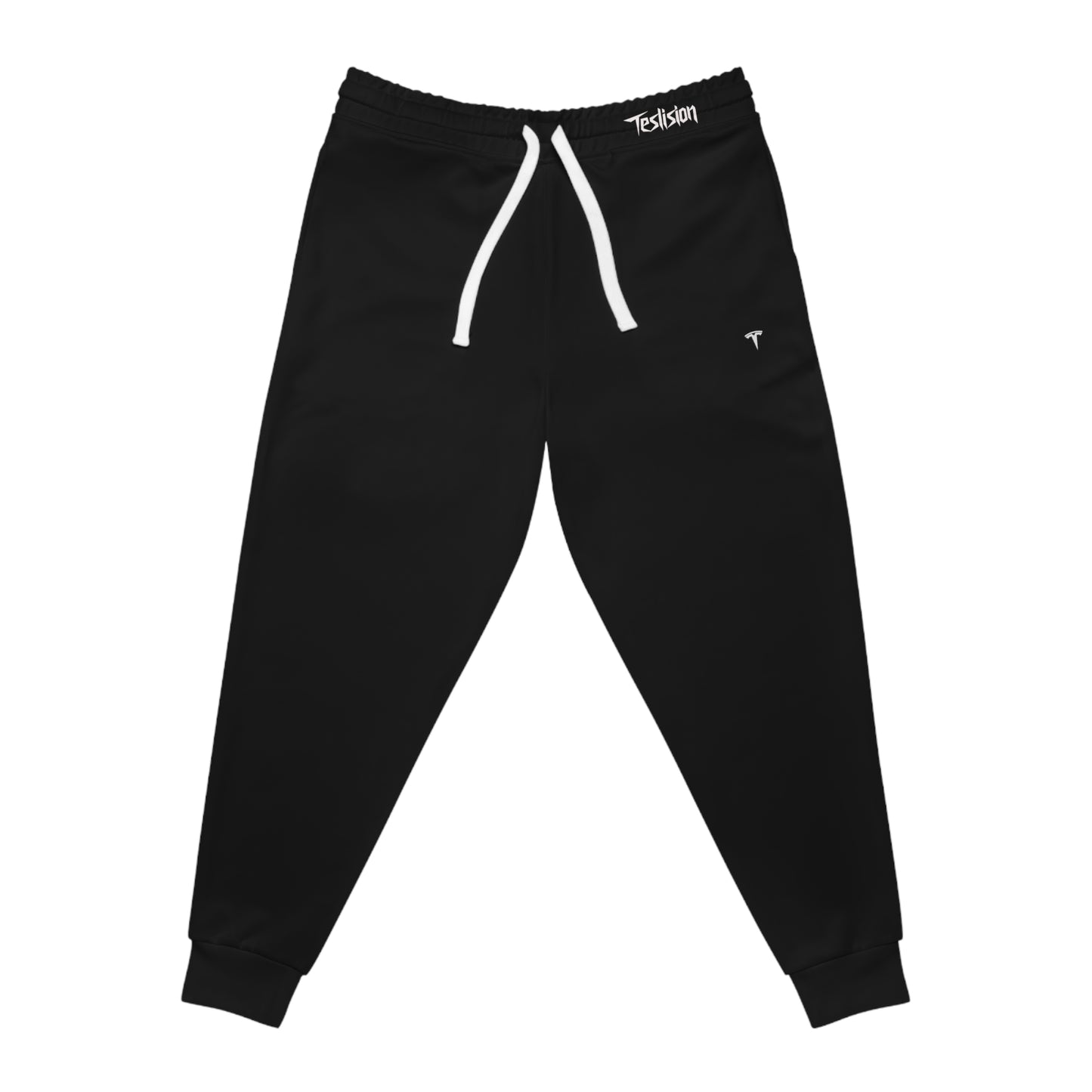 T Logo Black Athletic Joggers (AOP)