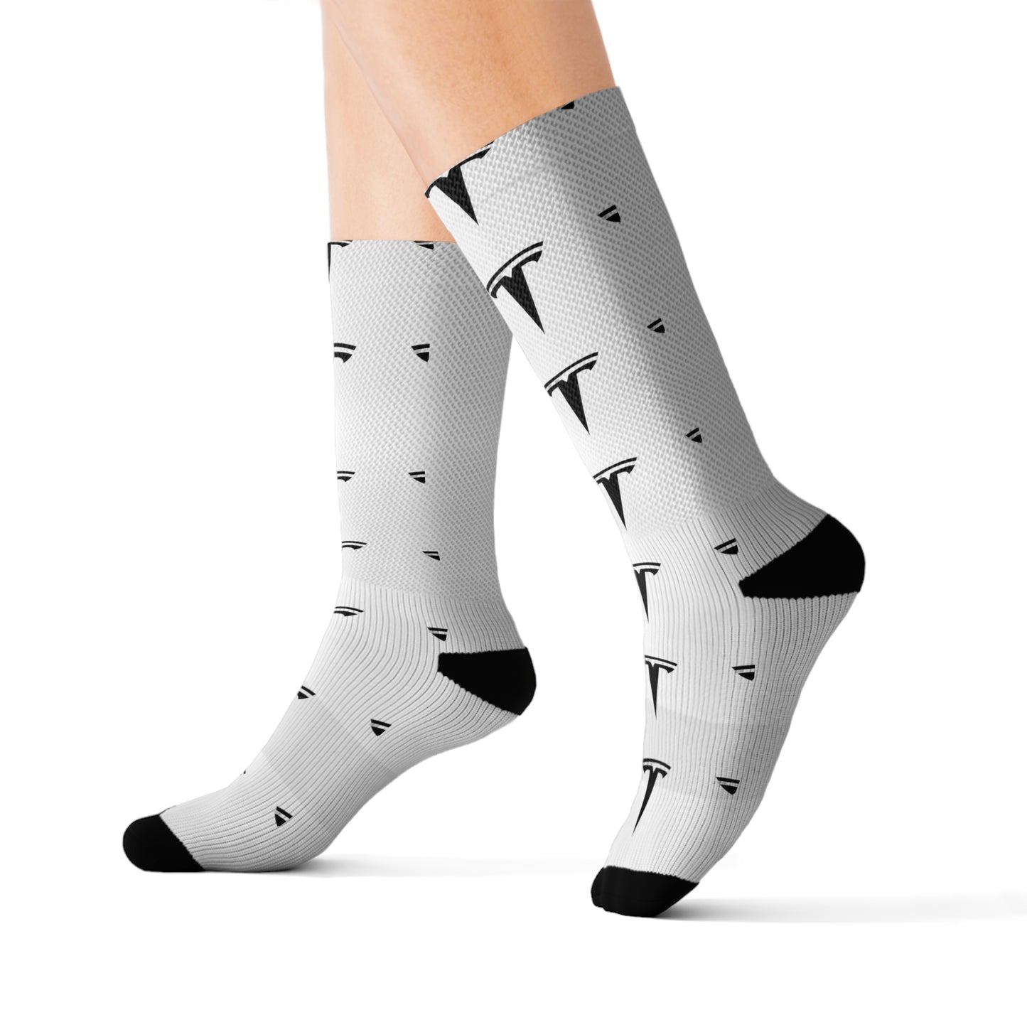 T Logo Sublimation Socks