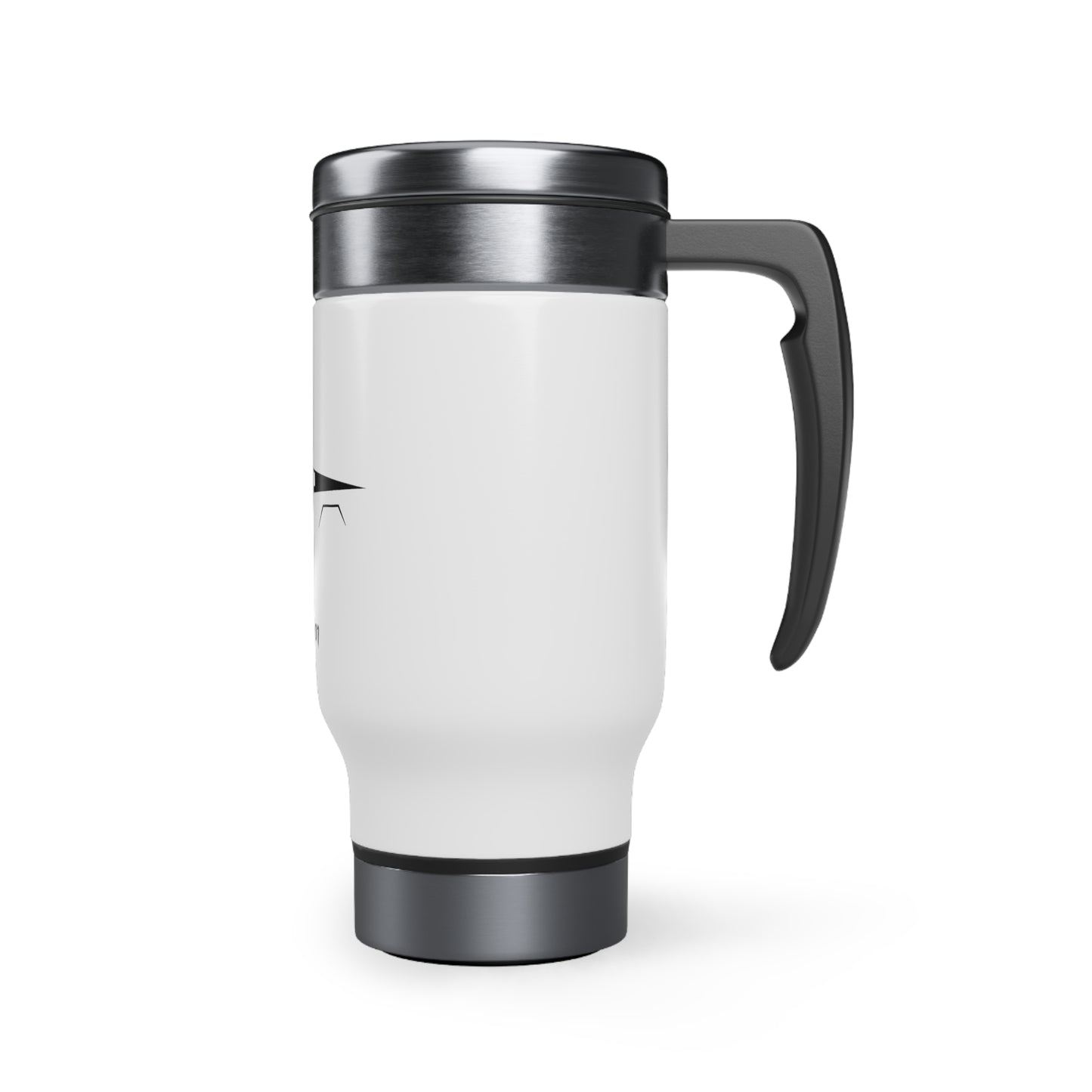 Cyber T Stainless Steel Travel Mug with Handle, 14oz