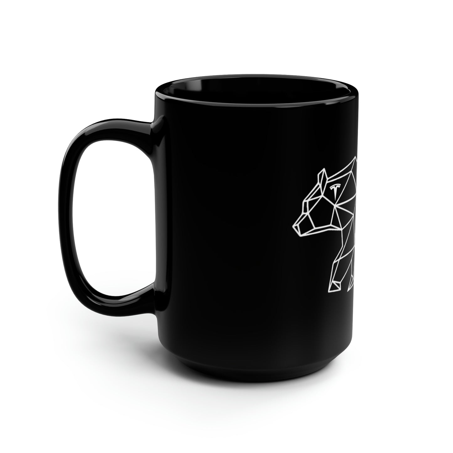 Bear Black Mug, 15oz