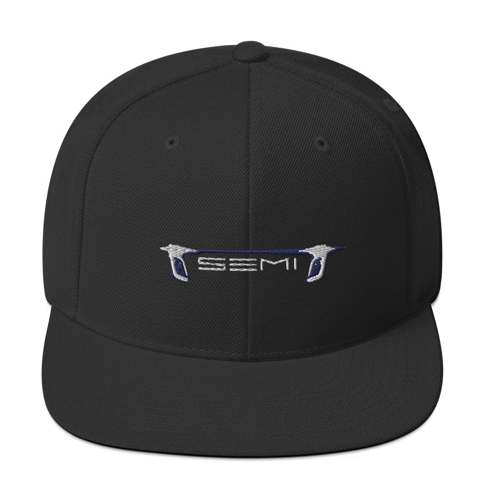 Semi Snapback Hat