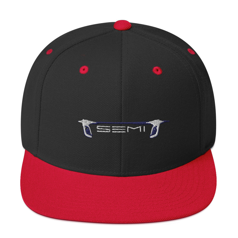 Semi Snapback Hat