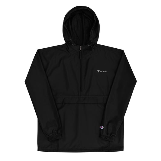 T Logo Embroidered Champion Packable Jacket