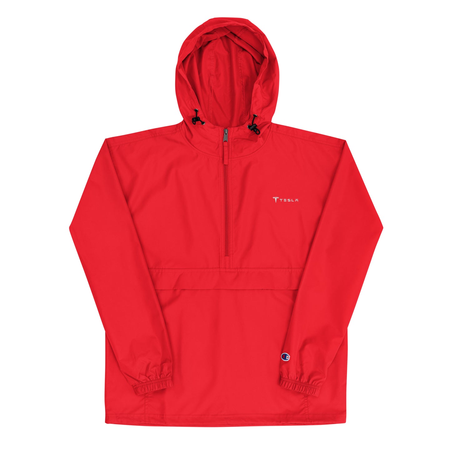 T Logo Embroidered Champion Packable Jacket